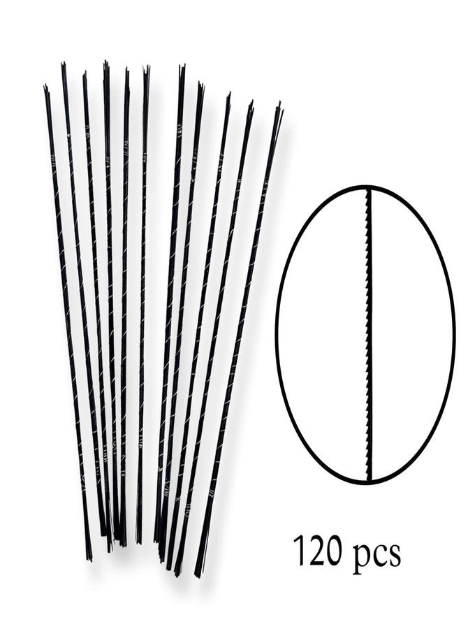 TOOLBUX Pack of 120 Piercing Saw Blades 5/0 Size | Alloy Steel Jewelry Cutting Blades for Jeweler’s Hand Saw Frames | Precision Blades for Goldsmith, Silversmith, Wood & Metal Work - Image 2